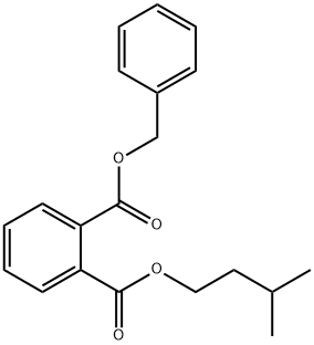 Benzylisopentyl phthalate Struktur