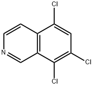 5,7,8-trichloroisoquinoline Struktur