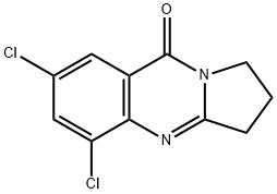 Pyrrolo[2,1-b]quinazolin-9(1H)-one, 5,7-dichloro-2,3-dihydro- Struktur