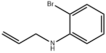 Benzenamine, 2-bromo-N-2-propen-1-yl- Struktur