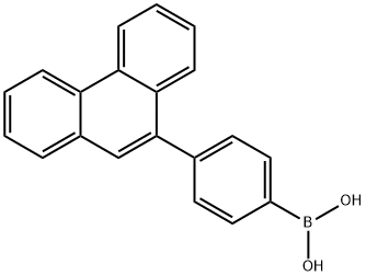 (4-(phenanthren-9-yl)phenyl)boronicacid Struktur