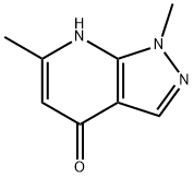 1,6-Dimethyl-1h,4h,7h-pyrazolo[3,4-b]pyridin-4-one Struktur