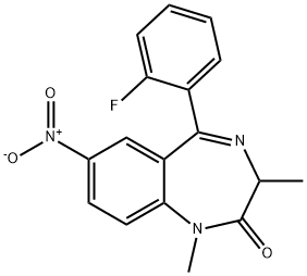 3-Methyl Flunitrazepam Struktur