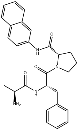 H-Ala-Phe-Pro-βNA · HCl Struktur