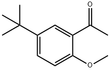 Ethanone, 1-[5-(1,1-dimethylethyl)-2-methoxyphenyl]- Struktur