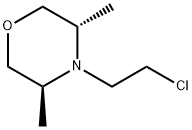 Morpholine, 4-(2-chloroethyl)-3,5-dimethyl-,(3S,5S)- Struktur