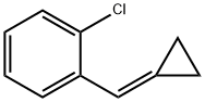 Benzene, 1-chloro-2-(cyclopropylidenemethyl)- Struktur