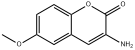 2H-1-Benzopyran-2-one, 3-amino-6-methoxy- Struktur