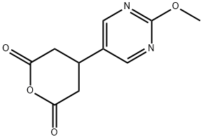 4-(2-Methoxypyrimidin-5-yl)dihydro-2H-pyran-2,6(3H)-dione Struktur