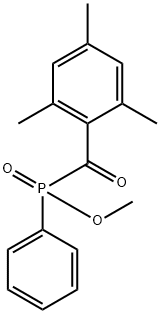 Phosphinic acid, P-phenyl-P-(2,4,6-trimethylbenzoyl)-, methyl ester Struktur