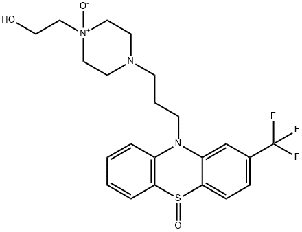 Fluphenazine N4-Oxide Sulphoxide Struktur