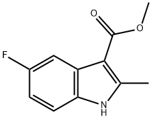 Methyl 5-Fluoro-2-methylindole-3-carboxylate Struktur