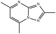 2,5,7-Trimethyl-s-triazolo<1,5-a>pyrimidine Struktur