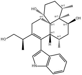 dihydroxyaflavinine Struktur