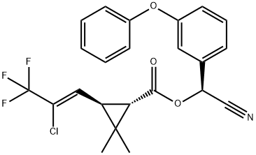 (1S)-trans-3-Cyhalothrin Struktur