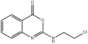 4H-3,1-Benzoxazin-4-one, 2-[(2-chloroethyl)amino]-