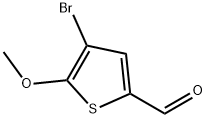 4-bromo-5-methoxythiophene-2-carbaldehyde Struktur