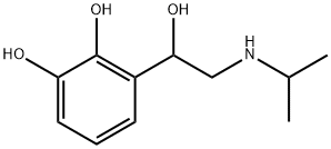 1,2-Benzenediol, 3-[1-hydroxy-2-[(1-methylethyl)amino]ethyl]- Struktur