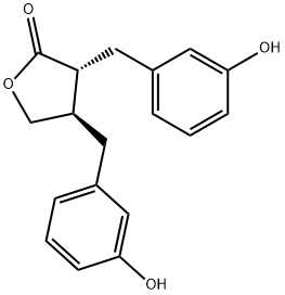 (-)-enterolactone Struktur