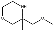 Morpholine, 3-(methoxymethyl)-3-methyl- Struktur