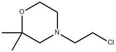 Morpholine,4-(2-chloroethyl)-2,2-dimethyl- Struktur