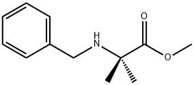 Alanine, 2-methyl-N-(phenylmethyl)-, methyl ester Struktur