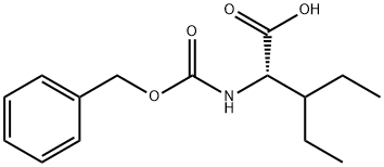 Norvaline, 3-ethyl-N-[(phenylmethoxy)carbonyl]- Struktur