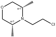 Morpholine, 4-(2-chloroethyl)-3,5-dimethyl-,(3R,5R)-rel- Struktur