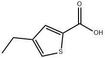 2-Thiophenecarboxylic acid, 4-ethyl- Struktur