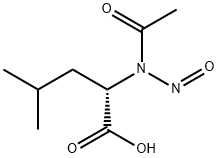 L-Leucine, N-acetyl-N-nitroso- (9CI) Struktur