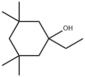 Cyclohexanol, 1-ethyl-3,3,5,5-tetramethyl- Struktur