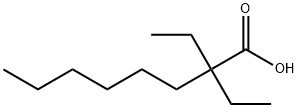 2,2-diethyloctanoic acid Struktur