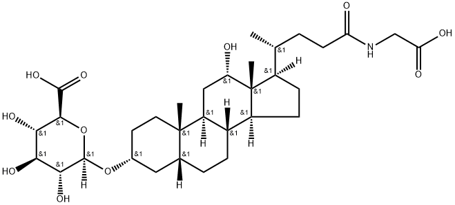 Glycodeoxycholic Acid 3-O-β-Glucuronide Struktur