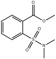 Benzoic acid, 2-[(dimethylamino)sulfonyl]-, methyl ester Struktur