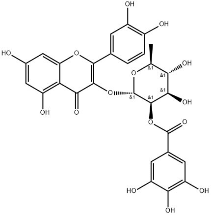 2''-O-Galloylquercitrin Struktur