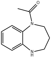 Ethanone, 1-(2,3,4,5-tetrahydro-1H-1,5-benzodiazepin-1-yl)- Struktur