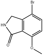 1H-Isoindol-1-one, 4-bromo-2,3-dihydro-7-methoxy- Struktur