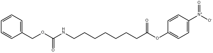 4-nitrophenyl ester -8-[[(phenylmethoxy)carbonyl]amino]- Octanoic acid Struktur