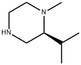 (S)-2-isopropyl-1-methylpiperazine Struktur