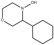 Morpholine, 3-cyclohexyl-4-hydroxy- Struktur