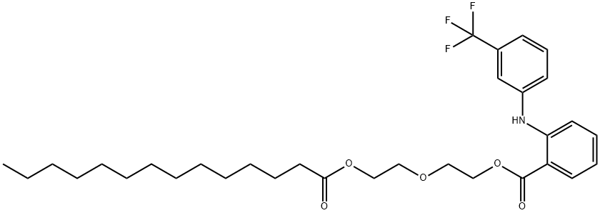 ETOFENAMATE MYRISTATE Struktur