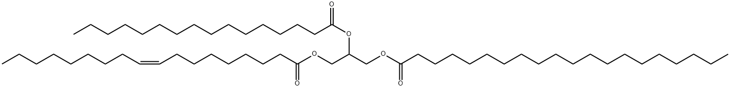 1-Arachidoyl-2-Palmitoyl-3-Oleoyl-rac-glycerol Struktur