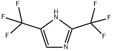 1H-Imidazole, 2,5-bis(trifluoromethyl)- Struktur