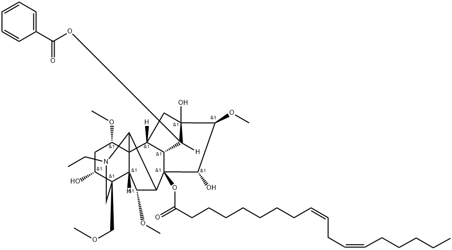 Lipoaconitine Struktur