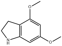 1H-Indole, 2,3-dihydro-4,6-dimethoxy- Struktur