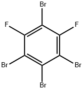 Benzene, 1,2,3,5-tetrabromo-4,6-difluoro- Struktur