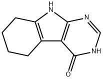 6,7,8,9-tetrahydro-5H-pyrimido[4,5-b]indol-4-ol Struktur