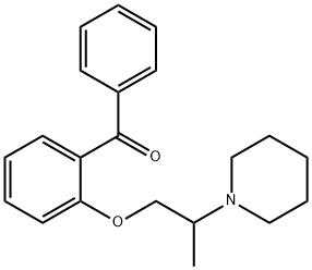 Phenyl(2-(2-(piperidin-1-yl)propoxy)phenyl)methanone Struktur