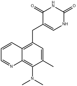 Baquiloprim-2,4-dione Struktur