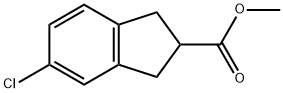 1H-Indene-2-carboxylic acid, 5-chloro-2,3-dihydro-, methyl ester Struktur